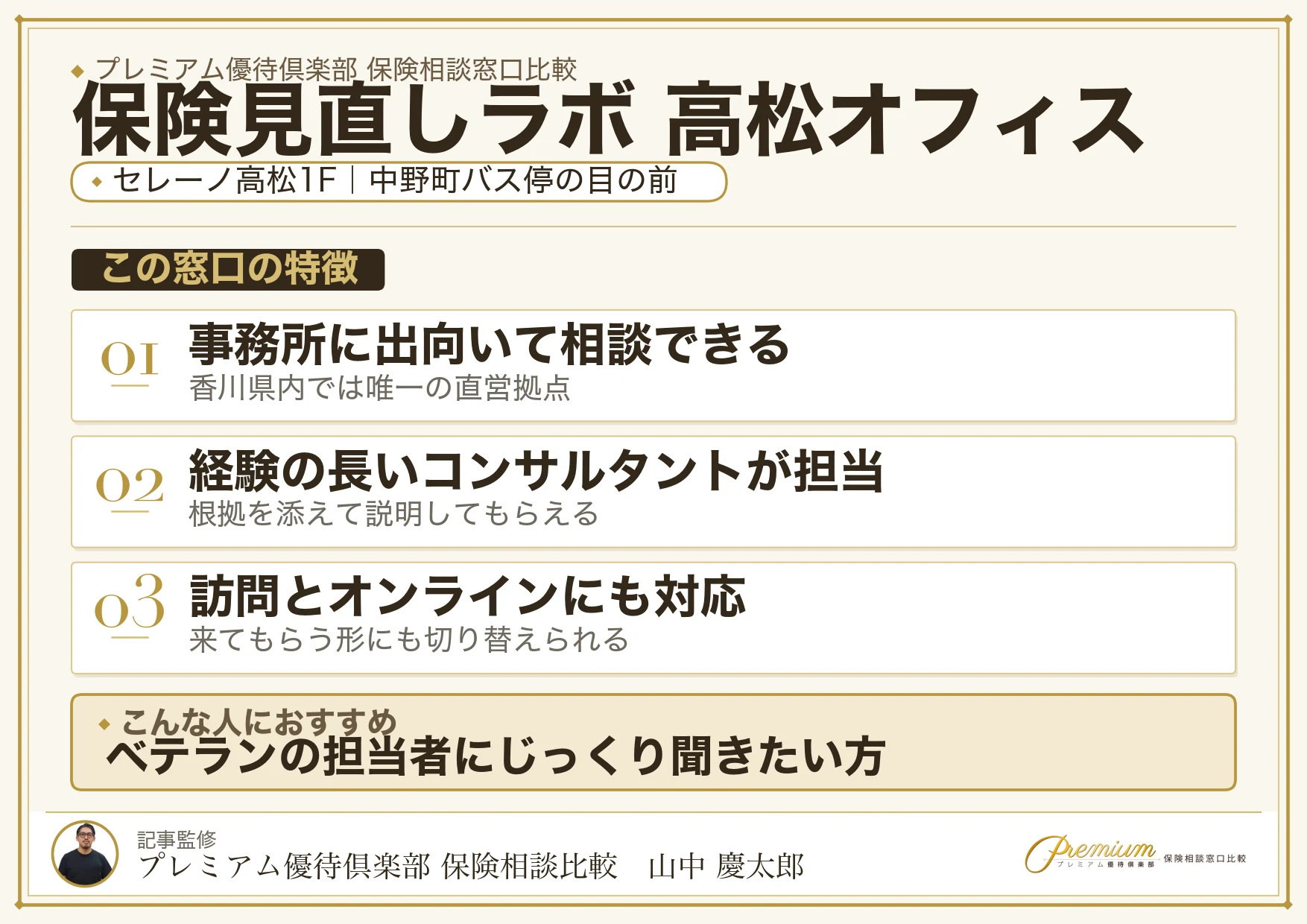 保険見直しラボ 高松オフィスの紹介