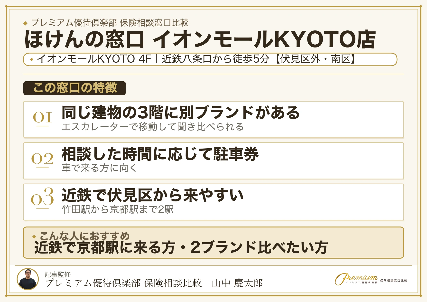 ほけんの窓口 イオンモールKYOTO店の店舗紹介