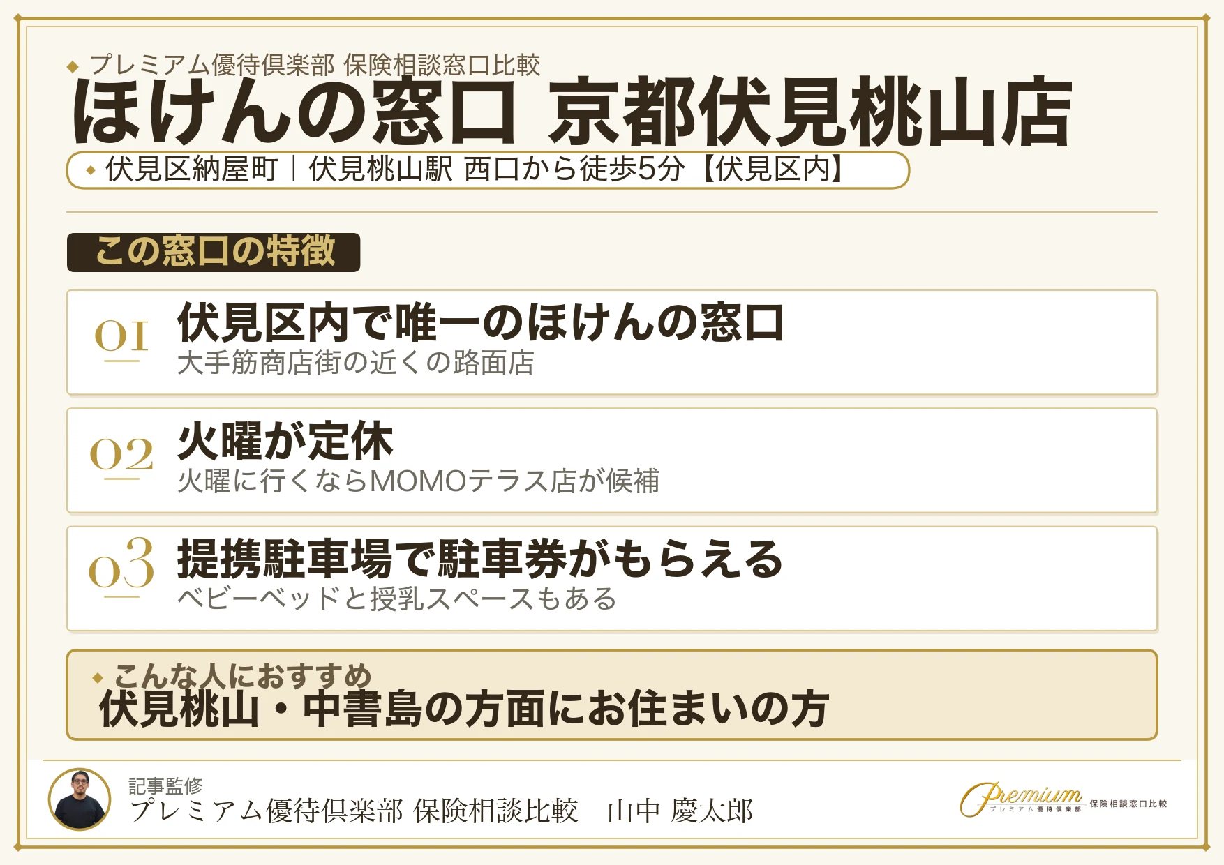ほけんの窓口 京都伏見桃山店の店舗紹介
