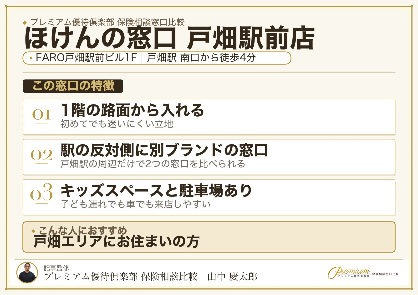 ほけんの窓口 戸畑駅前店の特徴まとめ