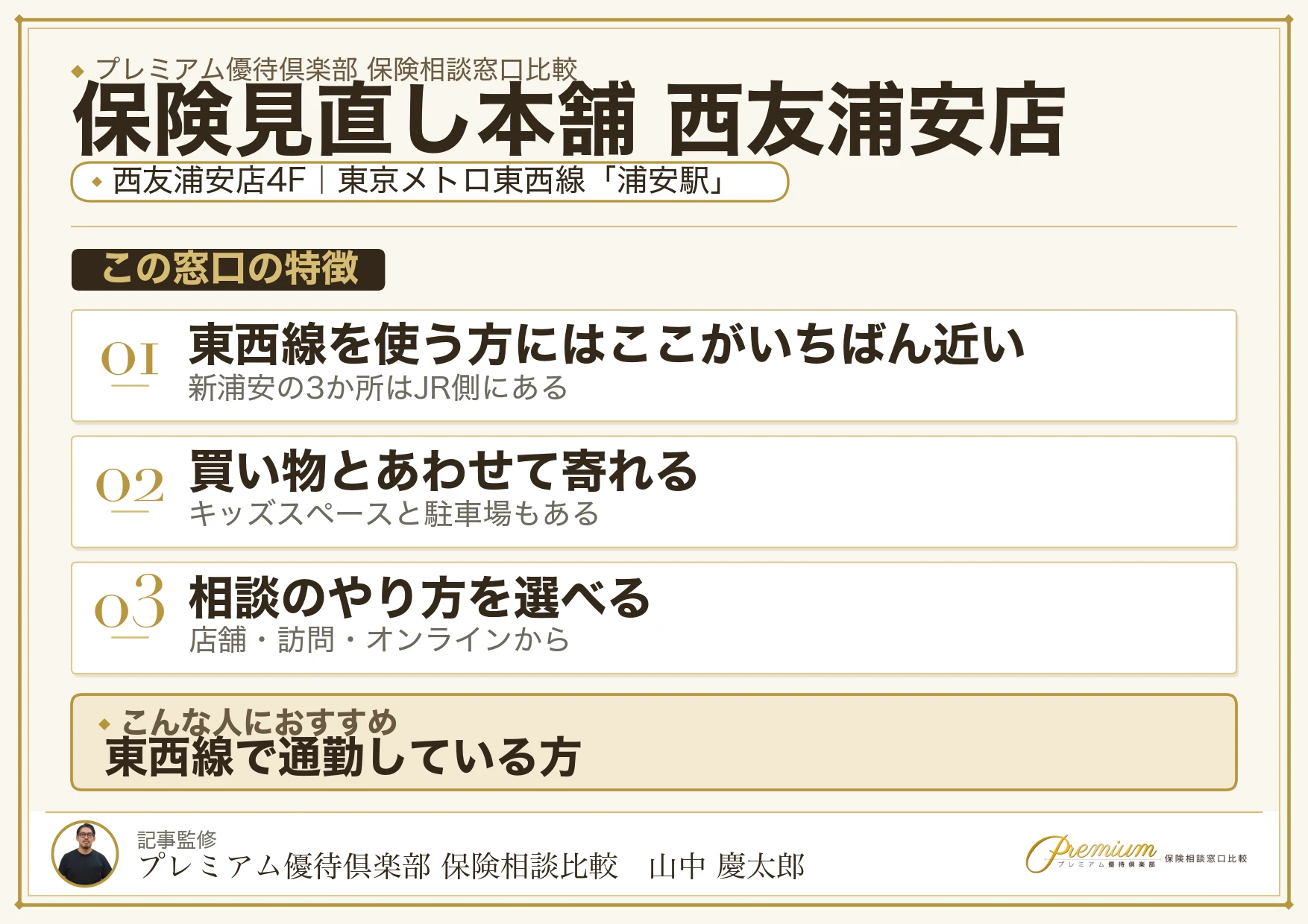 保険見直し本舗 西友浦安店の店舗紹介
