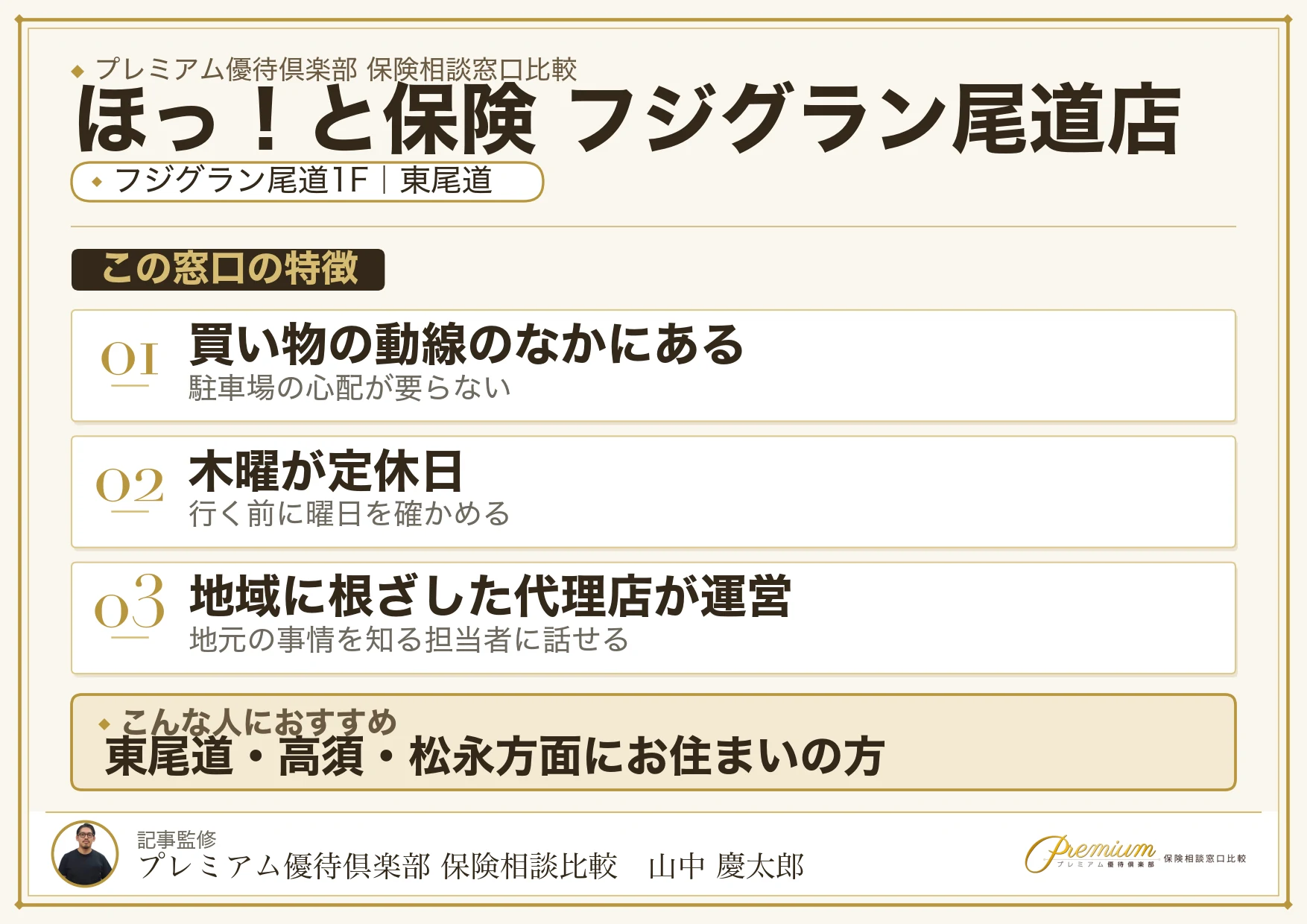 ほっ！と保険 フジグラン尾道店の店舗紹介