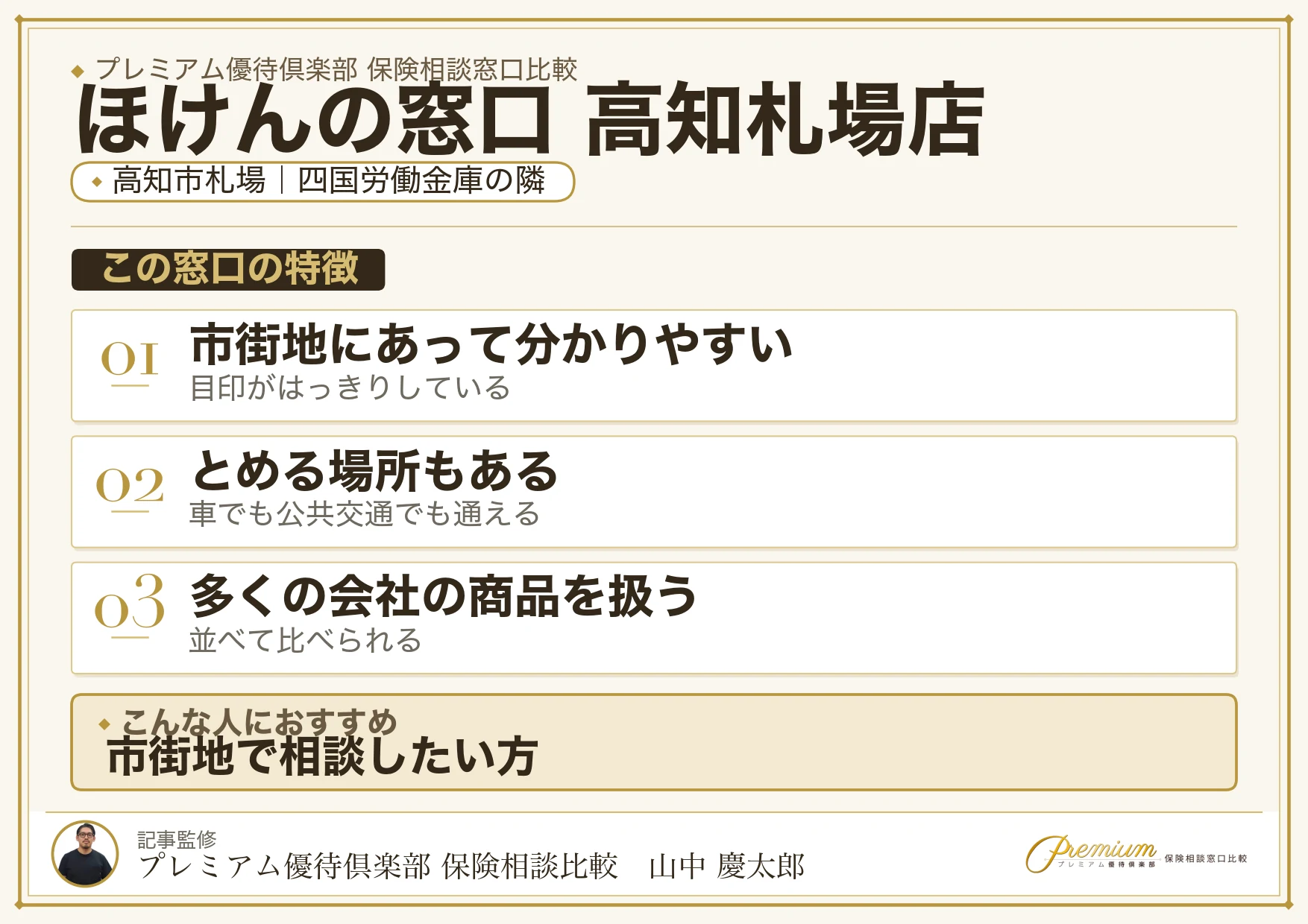 高知市札場にあるほけんの窓口 高知札場店