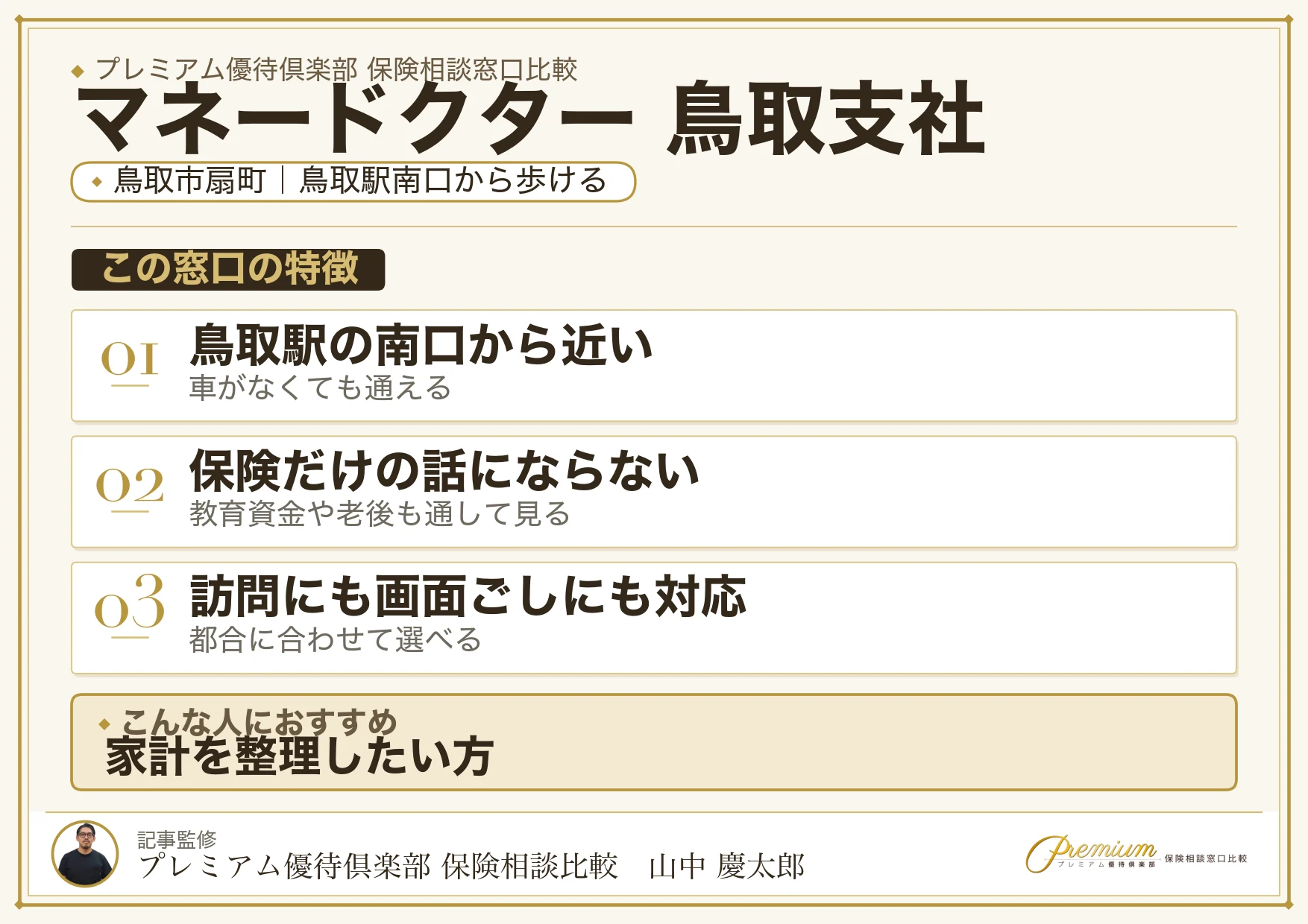 鳥取市扇町にあるマネードクター 鳥取支社