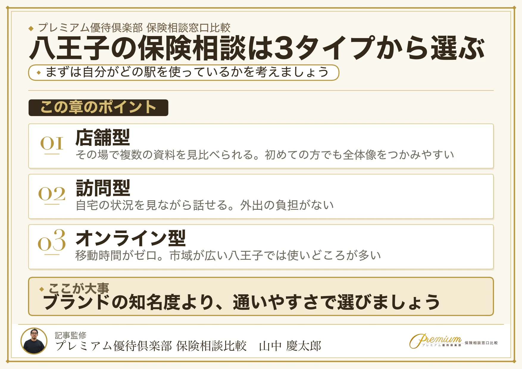 八王子の保険相談窓口は店舗型・訪問型・オンライン型の3タイプ